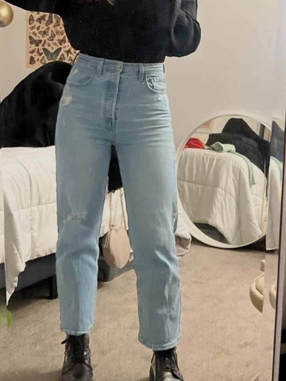 Levi's Ribcage Straight-Leg Jeans